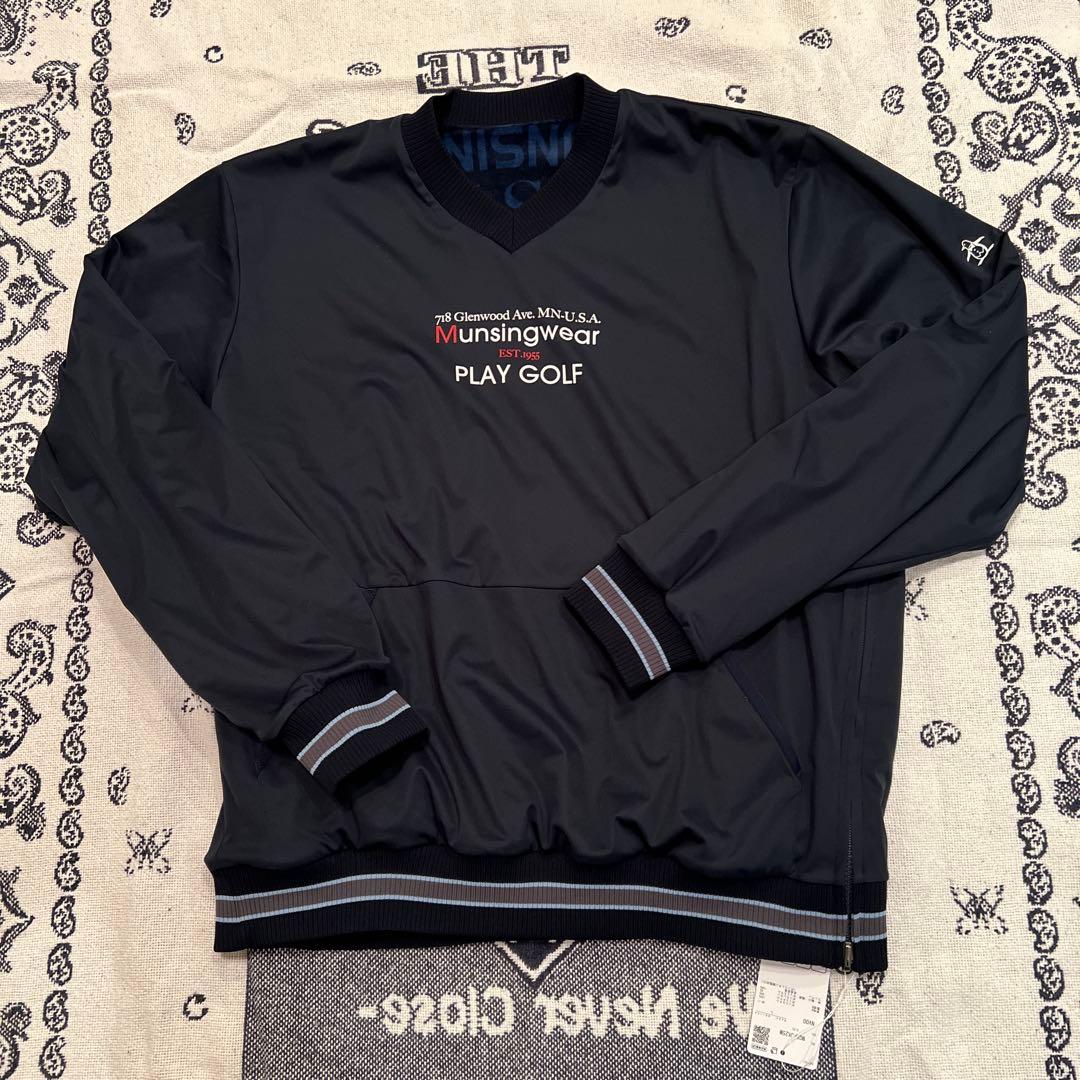 Minding wear 防風ストレッチ　リバーシブル　Vネックブルゾン