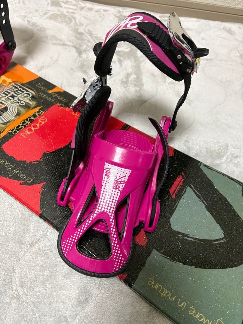 【お得なセット】SPOON キッズ用 ボード+ビンディング 約128センチ