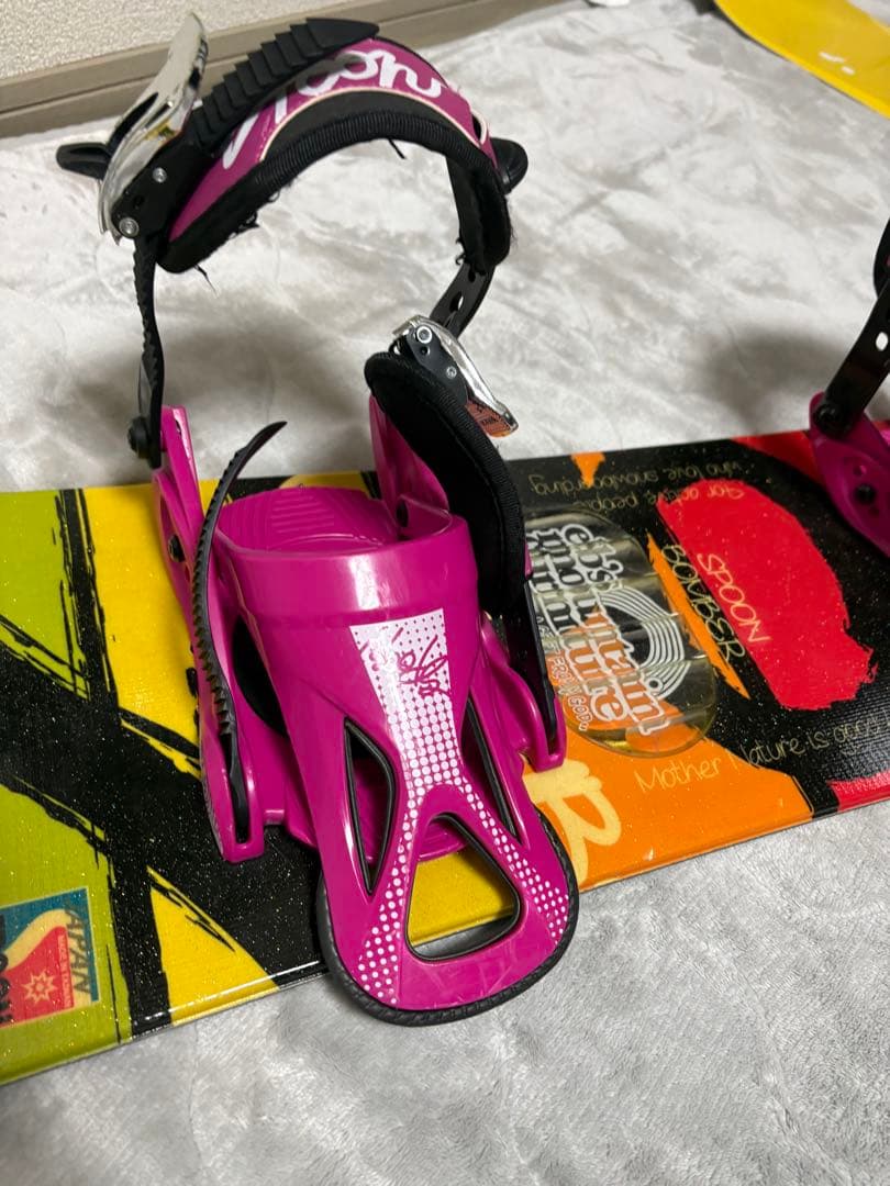 【お得なセット】SPOON キッズ用 ボード+ビンディング 約128センチ