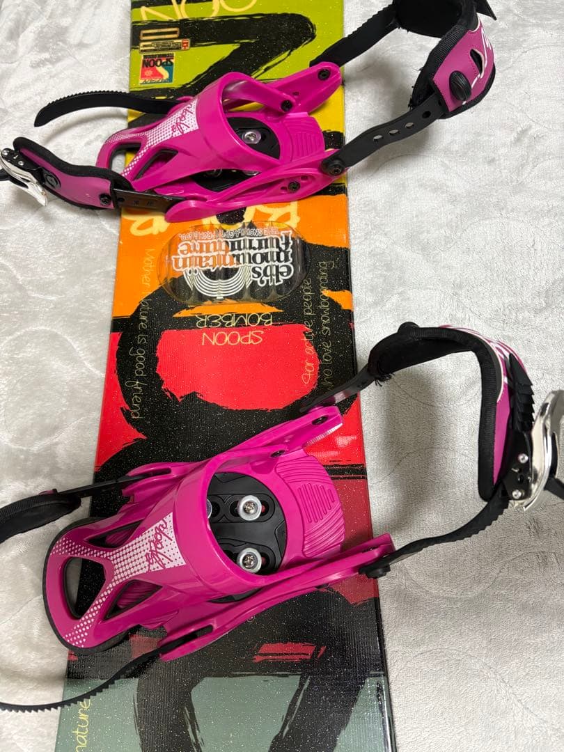 【お得なセット】SPOON キッズ用 ボード+ビンディング 約128センチ