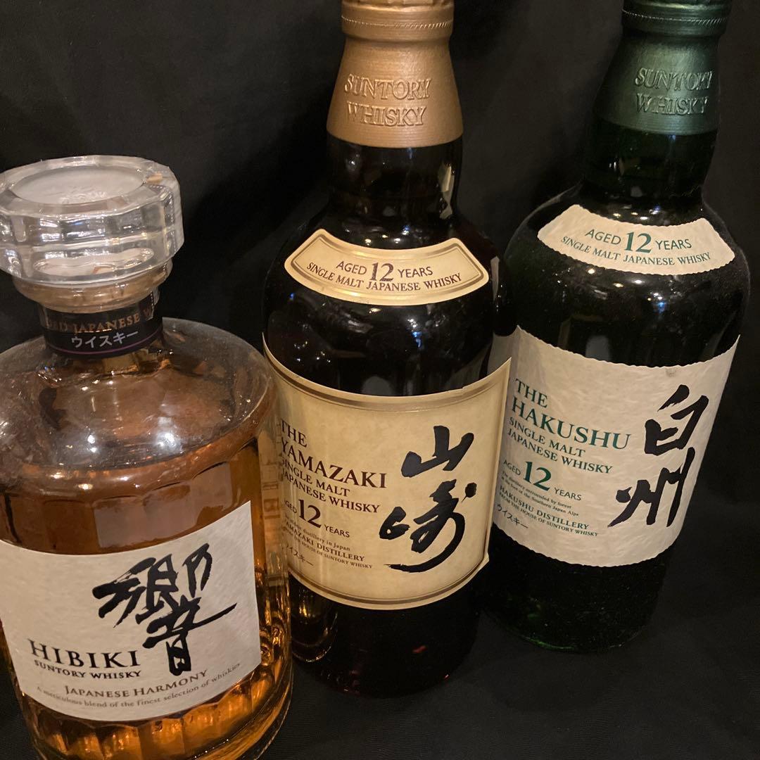 響　山崎12年　白州12年