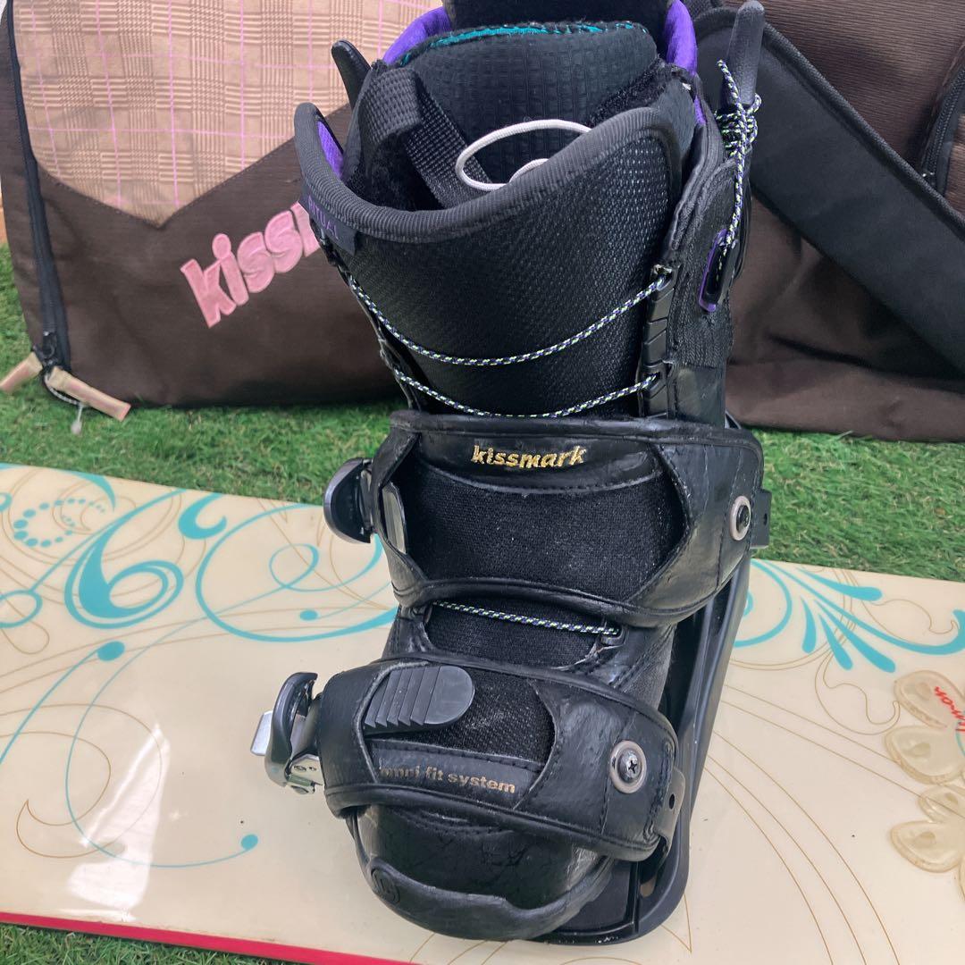 HEAD スノーボード セットkissmark バートン　23.5㎝　レディース