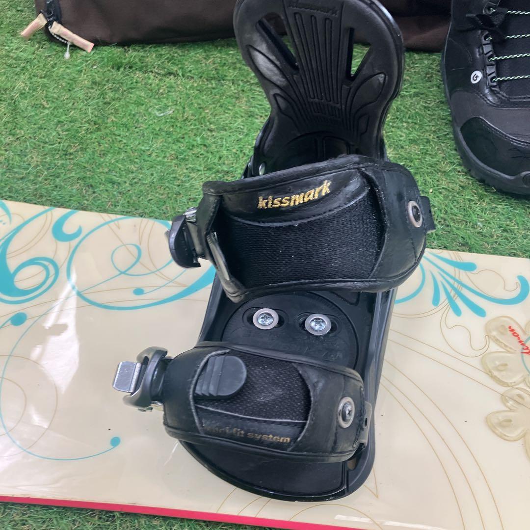 HEAD スノーボード セットkissmark バートン　23.5㎝　レディース