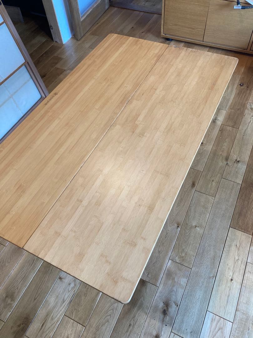 スノーピーク ワンアクションテーブルロング　竹　バンブーテーブル