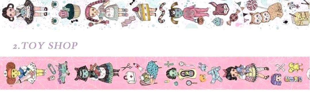 海外作家マスキングテープ36巻セット　OnlyTwo 閣樓日　Lovely徐徐