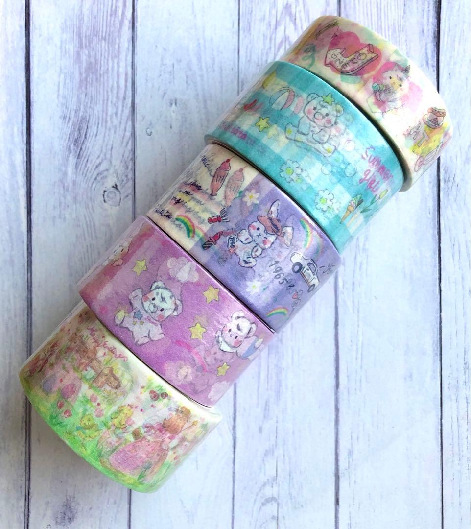 海外作家マスキングテープ36巻セット　OnlyTwo 閣樓日　Lovely徐徐