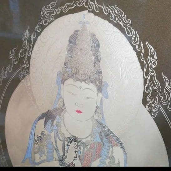 大日如来　蒔絵パネル