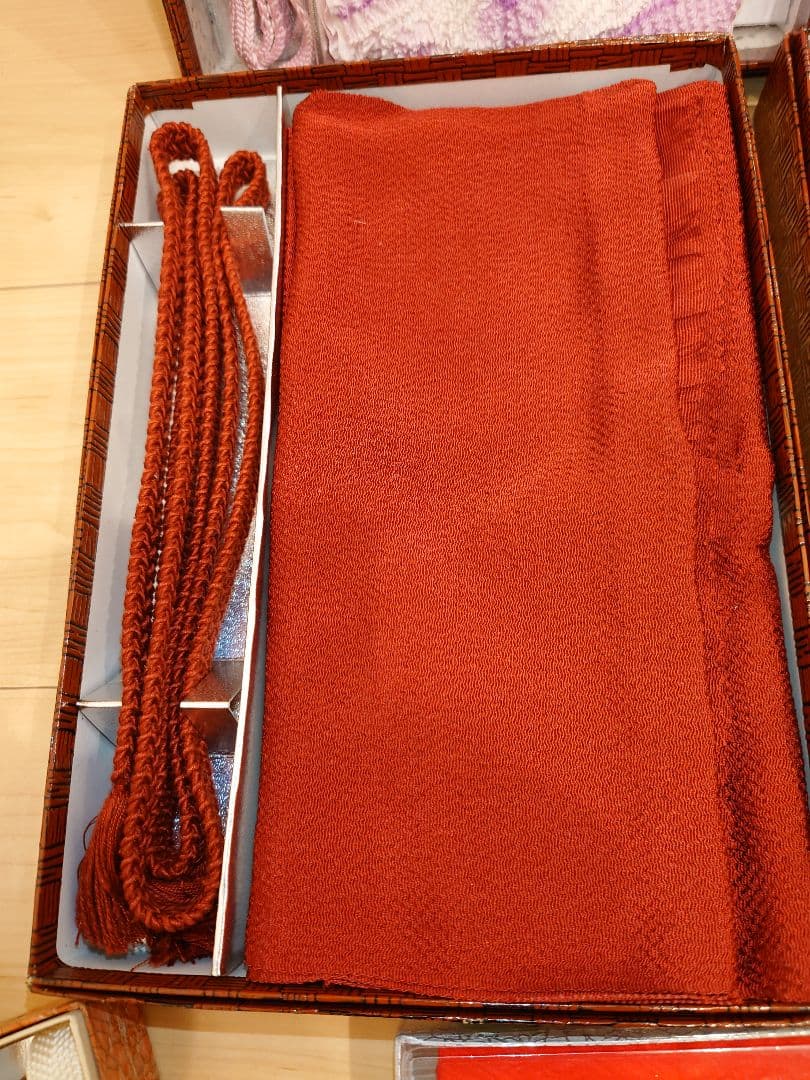 ★帯締め/帯揚げ/襟 和装小物セット★検)ちりめん 絞り 組紐 まとめて