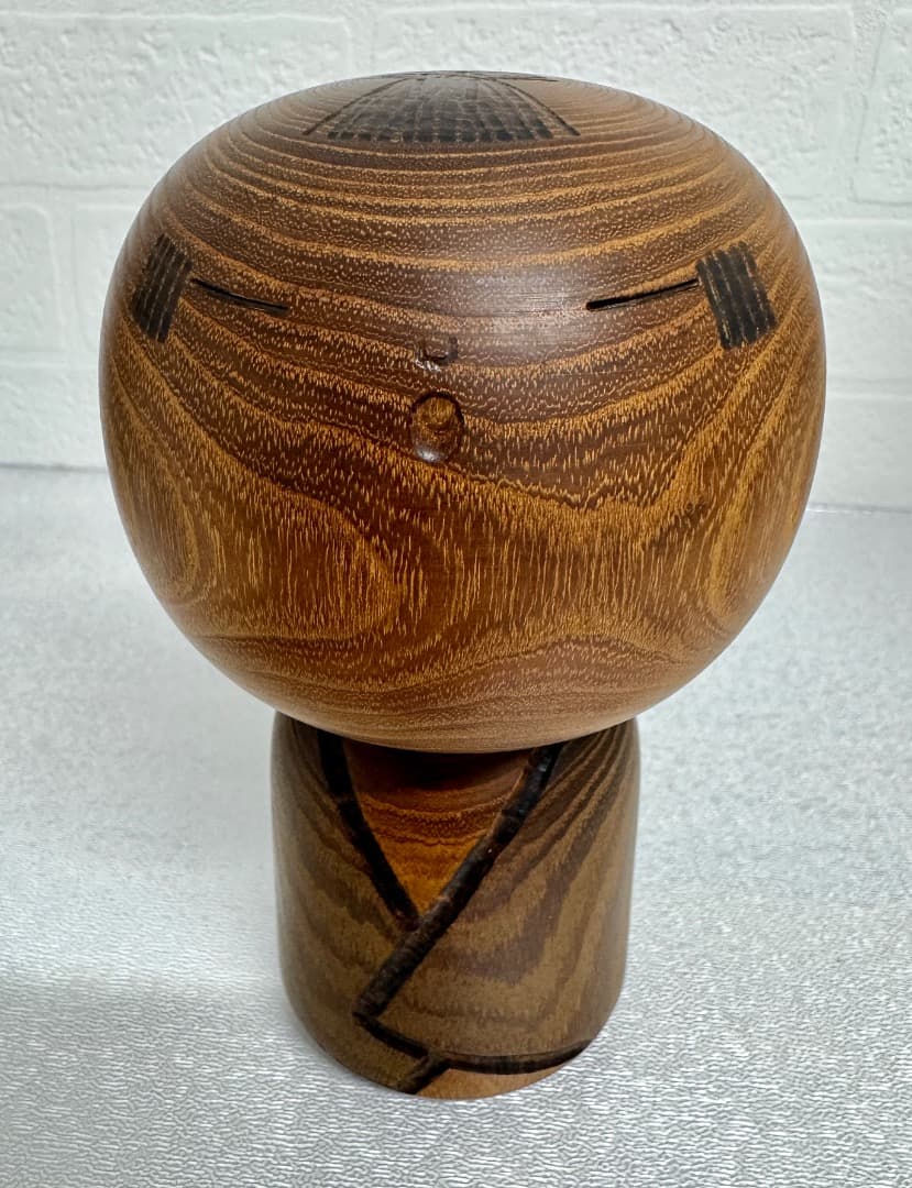 村上健一 創作こけし 里童2体