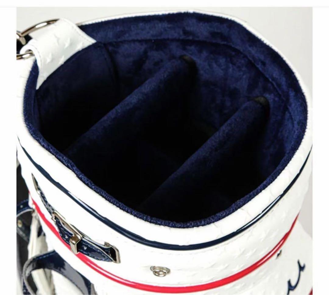 ゴルフバッグ・キャディバッグ CADDY BAG (CART TYPE) CB-STAR WHITE MUTA