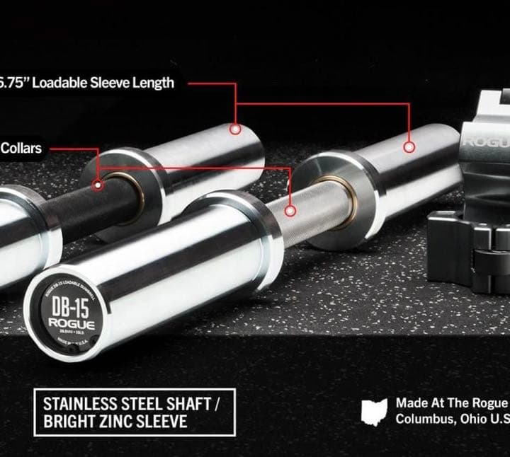 ROGUE DB-15 ダンベルシャフト