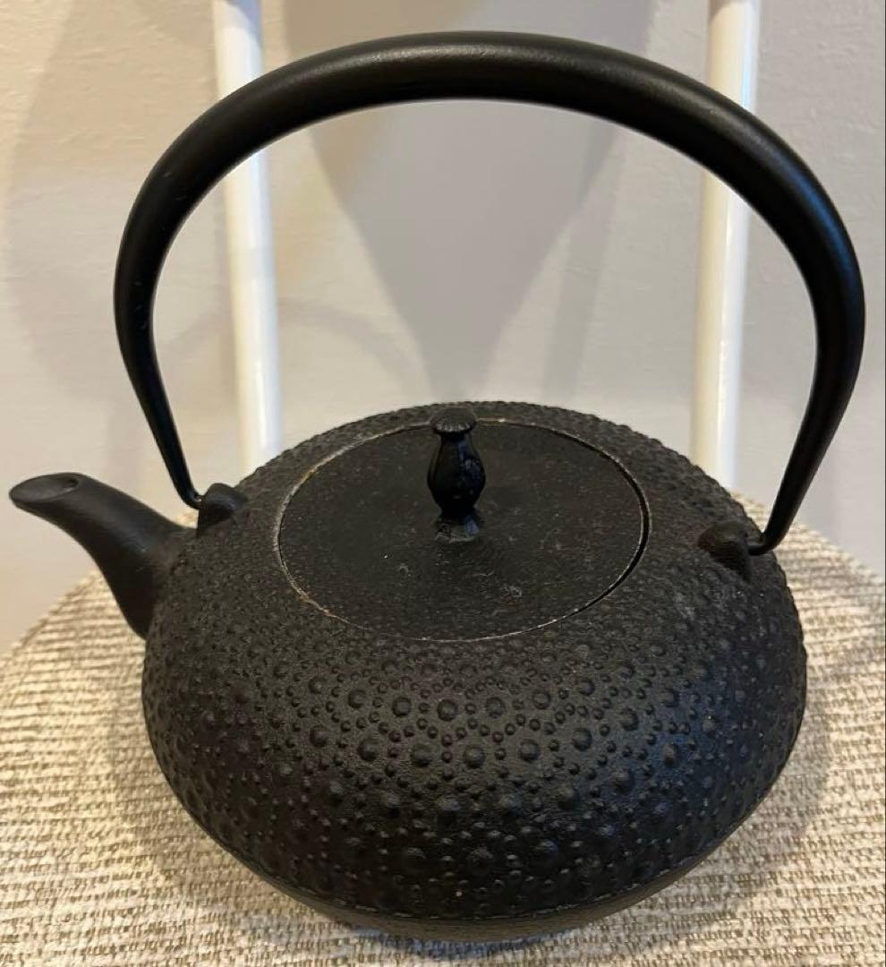 及源 南部鉄器 鉄瓶 東雲亀甲 1.0L IH対応 H-200