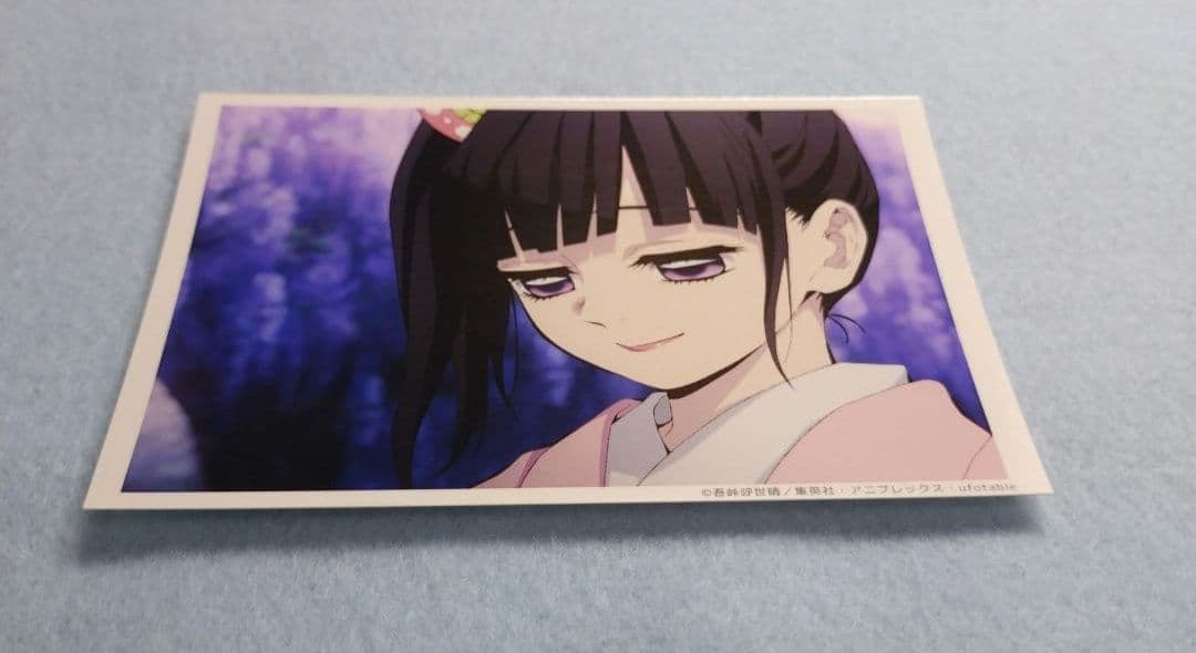 鬼滅の刃　場面写ブロマイド　くじ　立志編　栗花落カナヲ　ufotable　①
