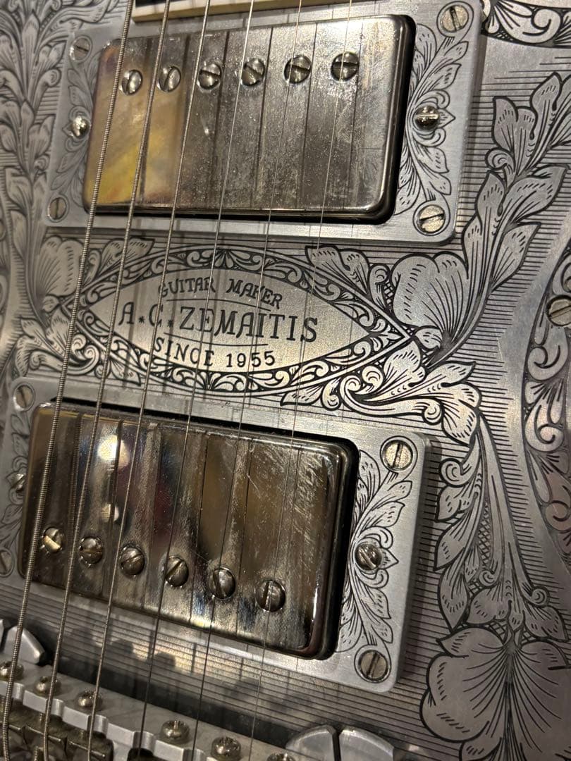 どん。zemaitis カスタムショップ　CS24MF メタルフロント