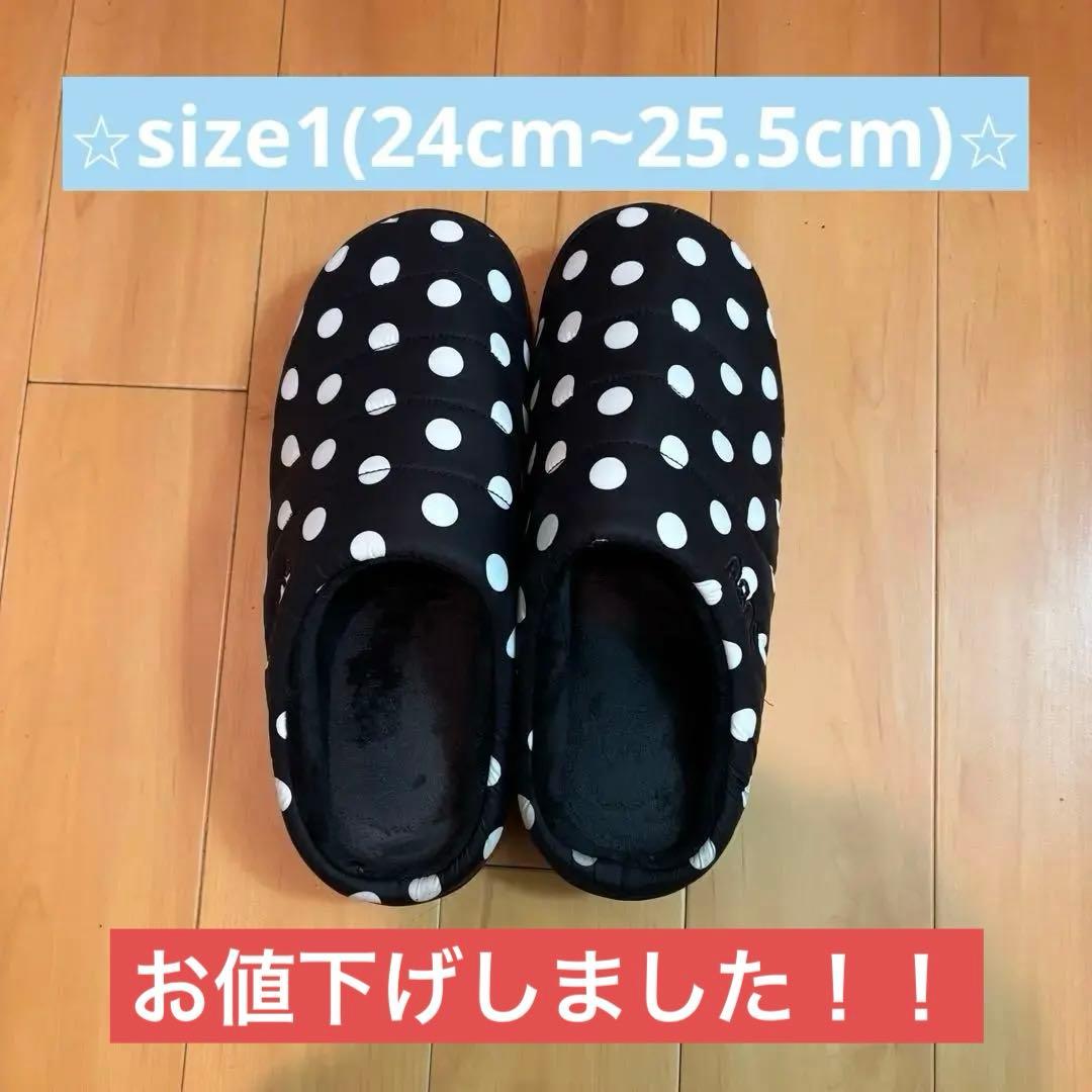 SUBU サンダル size1（24〜25.5）ドット柄