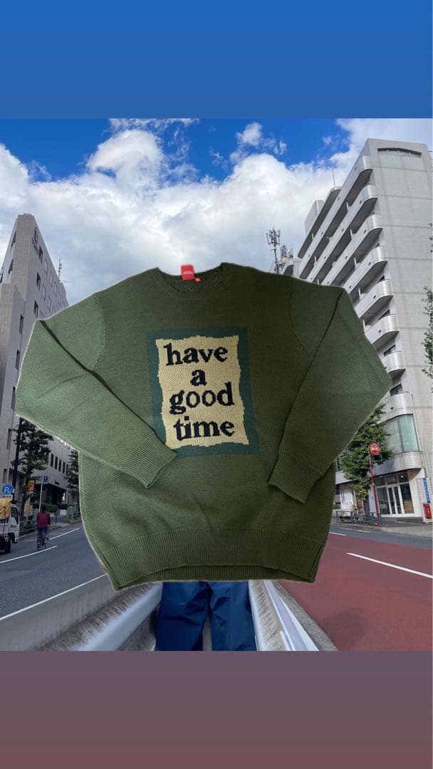 have a good time ニットsweater
