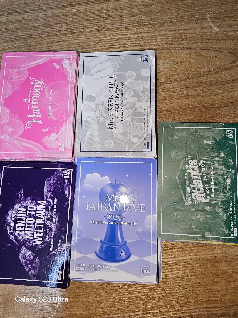 本日22時まで限定値下げミセスグリーンアップル歴代フォトカードセット