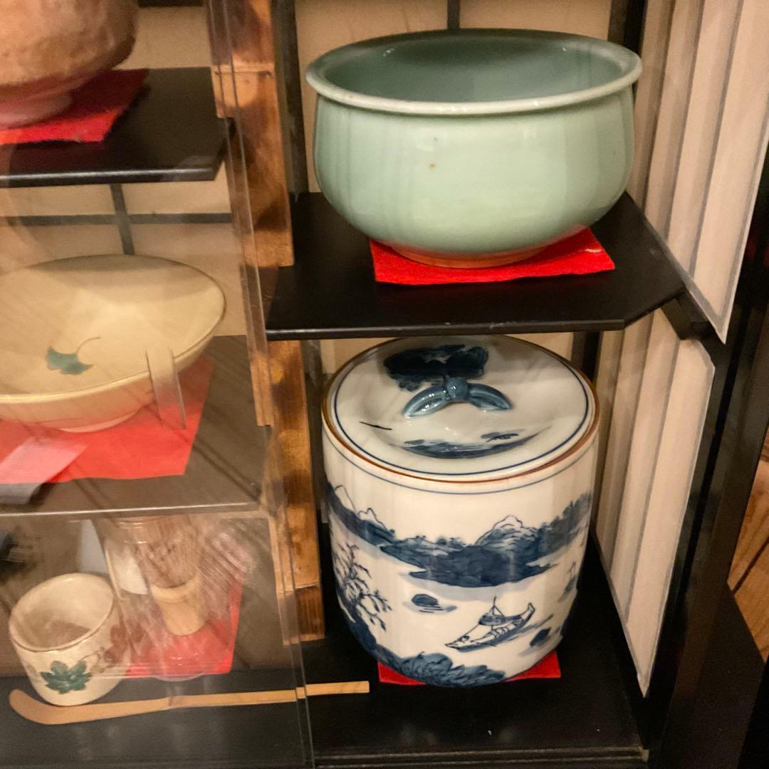 茶道具 茶道 お点前 セット 茶道 茶器 あじろ鉄 茶釜 野々田式 炭型電熱器