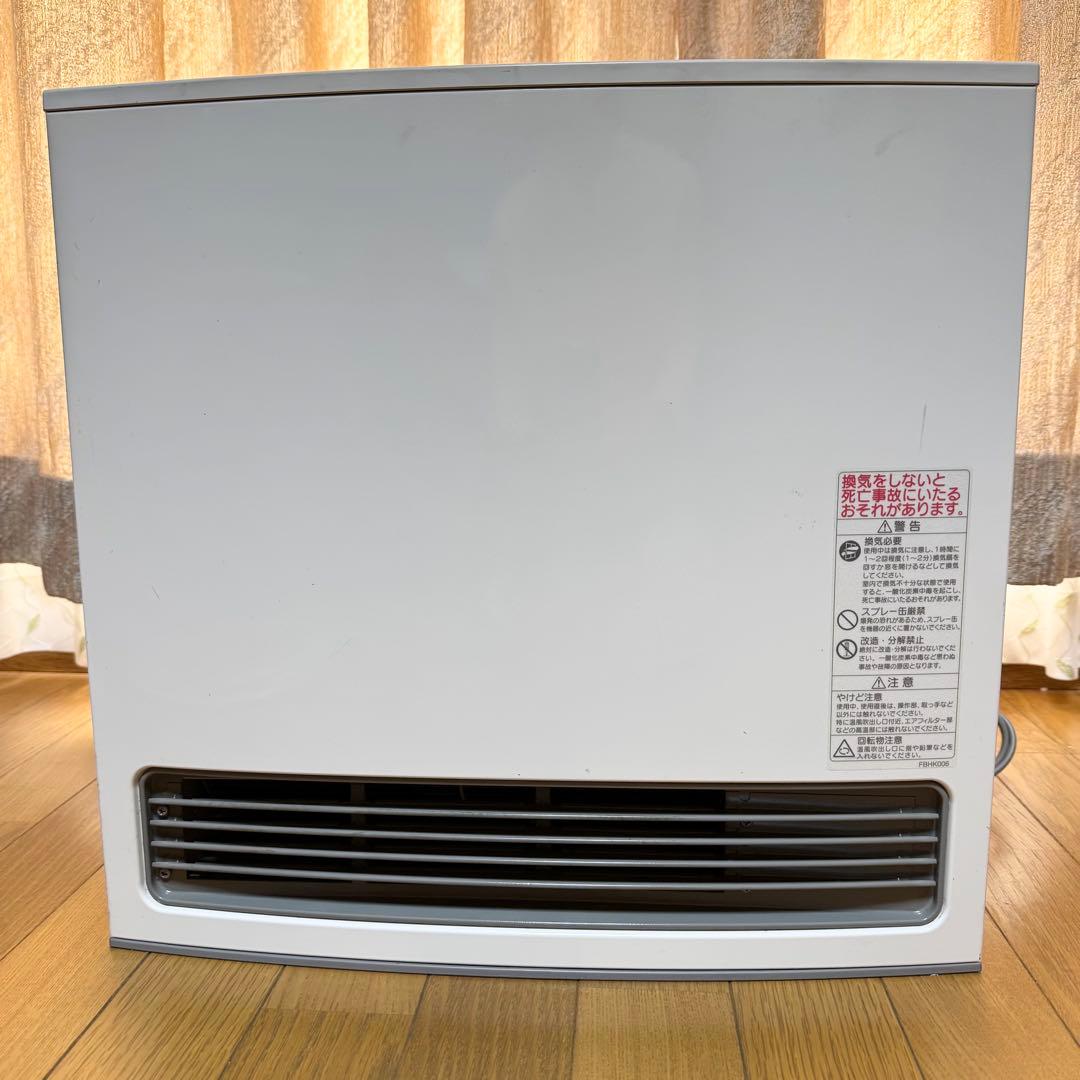 美品　ノーリツ　ガスファンヒーター　都市ガス用