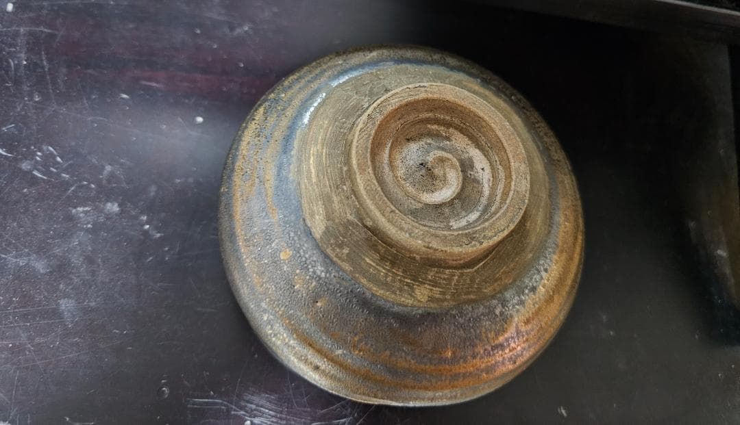 ル*２様 幕末から明治の布志名焼 金流し茶碗 珍品です