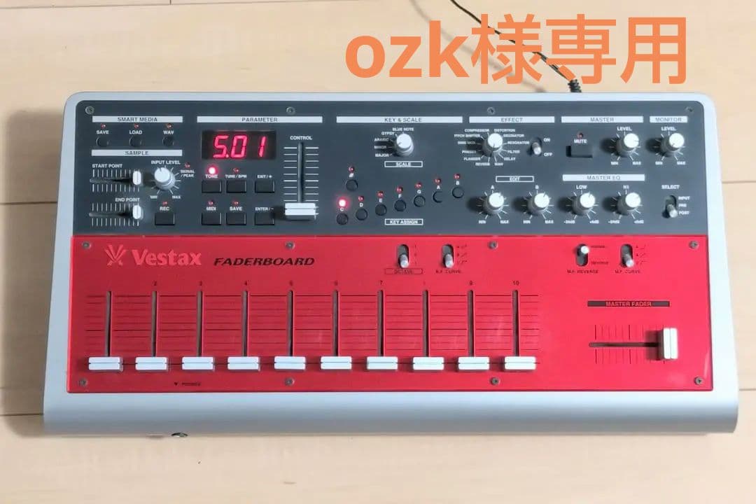 【希少超美品】名機Vestax FADERBOARD 取扱説明書スマートメディア