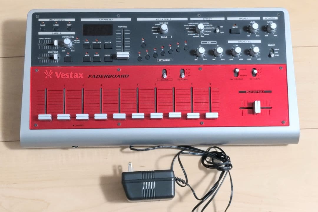 【希少超美品】名機Vestax FADERBOARD 取扱説明書スマートメディア