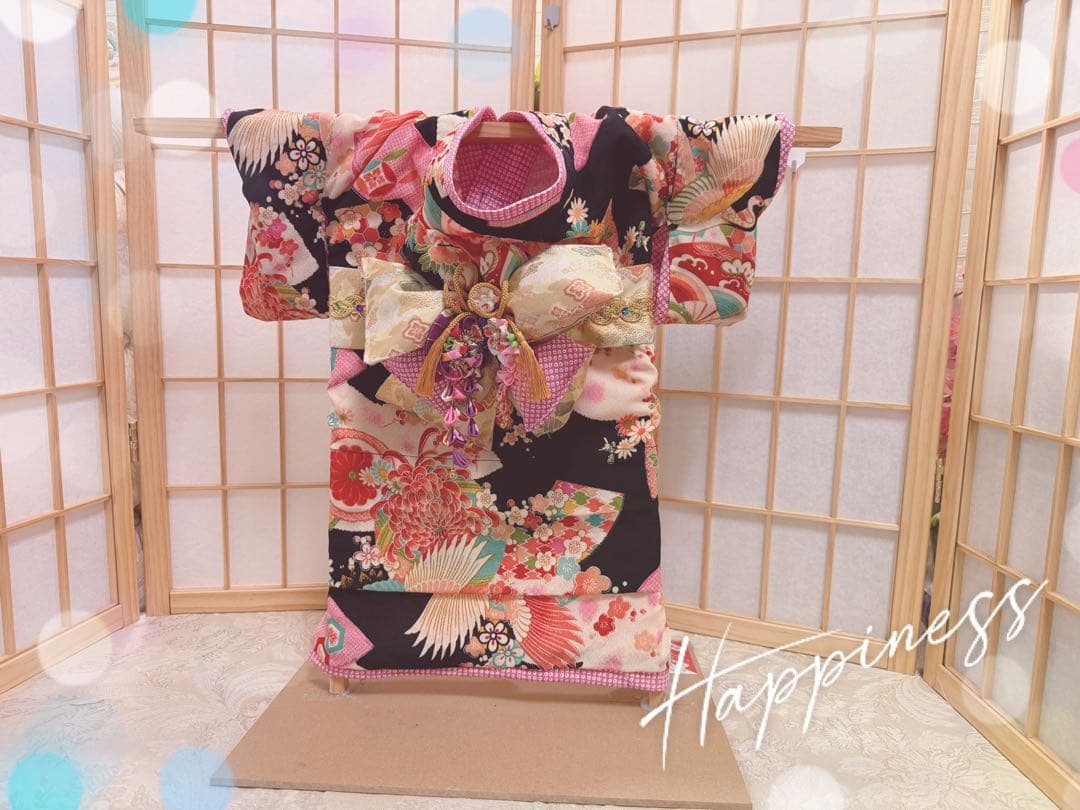 B456.pon2pan2☆犬オーダーお着物☆犬お引き摺りお着物☆犬お着物