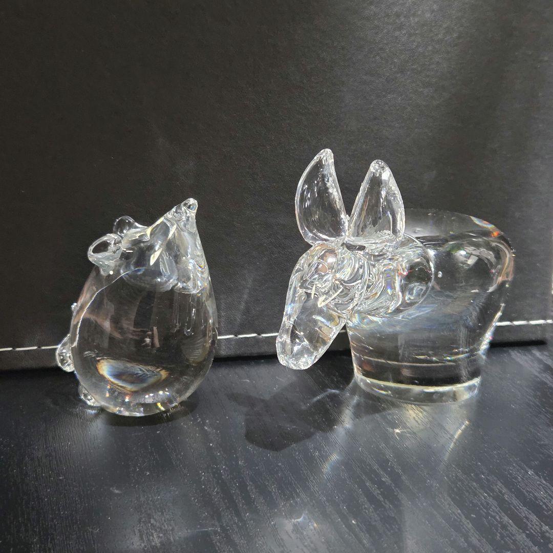 HOLMEGAARD 1969 ロバ ネズミ 置物 廃盤品 アンティーク 希少品