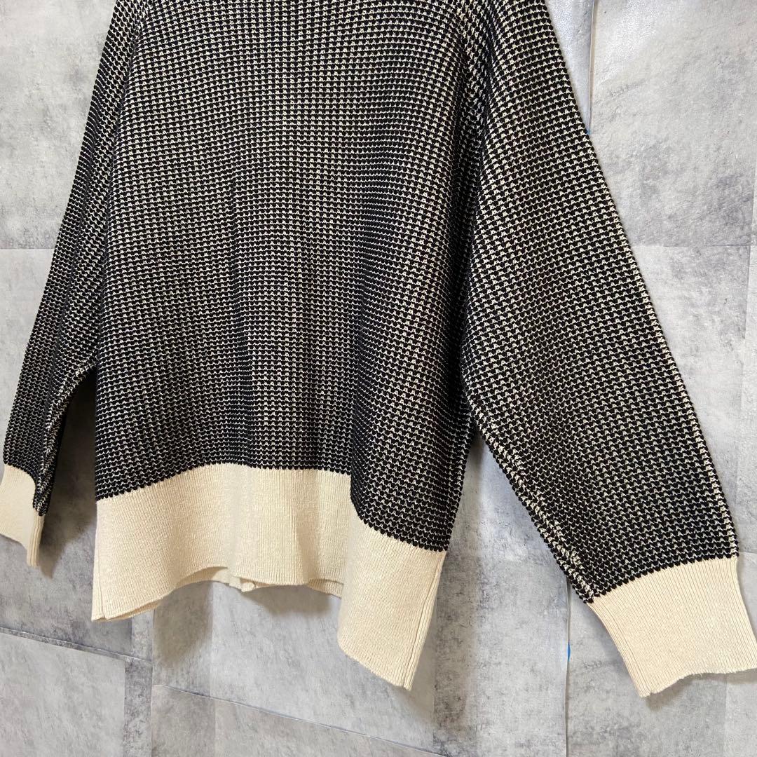 utilite(ユティリテ) / ハイバルキーワッフル9分袖カーディガン フリー