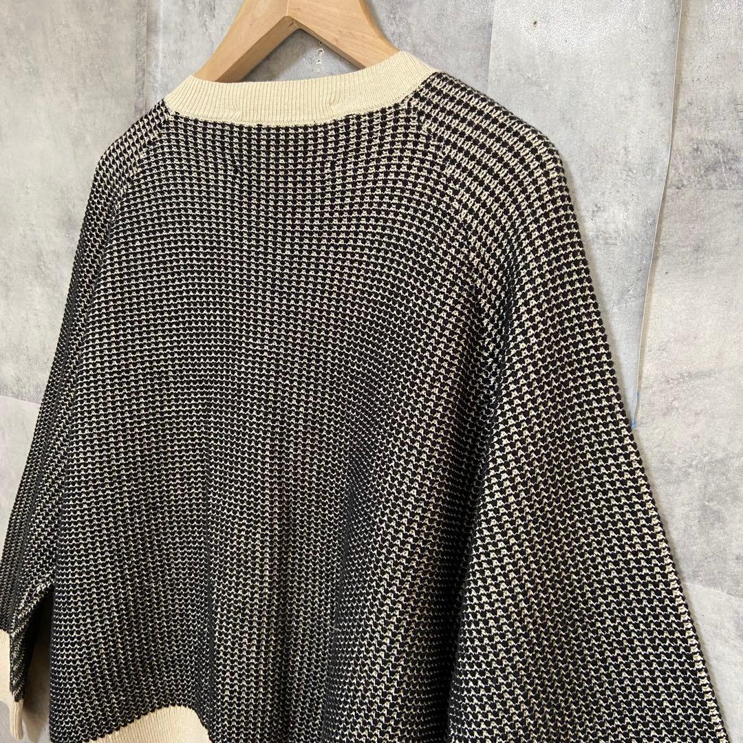 utilite(ユティリテ) / ハイバルキーワッフル9分袖カーディガン フリー