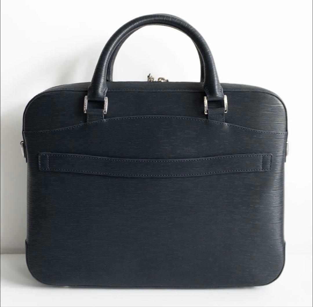 PELLE MORBIDA ネイビー ビジネスバッグ ペッレモルビダ