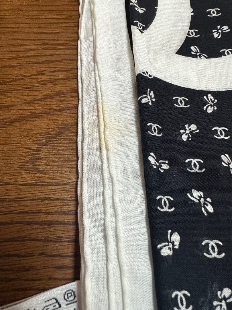 【最終値下げ】CHANEL シャネル ハンカチ 100%コットン