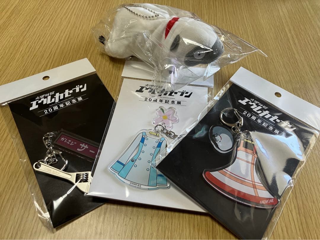 エウレカセブン展　キーホルダーセット　ガリバー　コスチューム　レンチ　エウレカ展