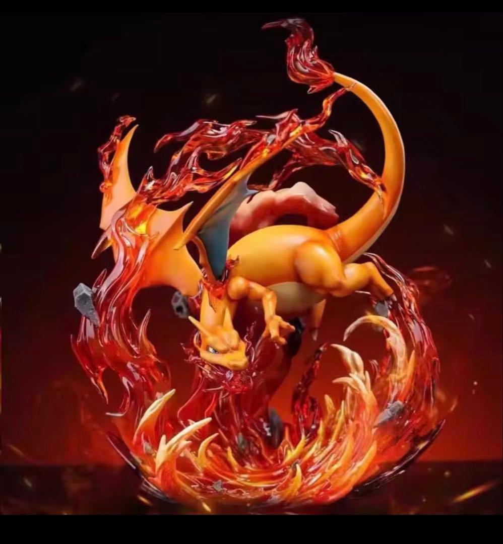 ポケモン リザードン フィギュア 炎エフェクト