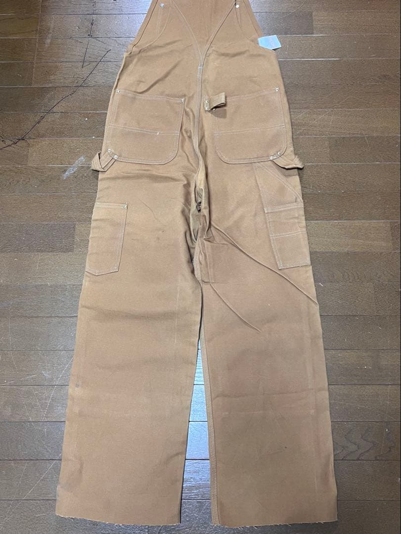 80s carhartt オーバーオール　エプロン付き　デッドストック　USA製