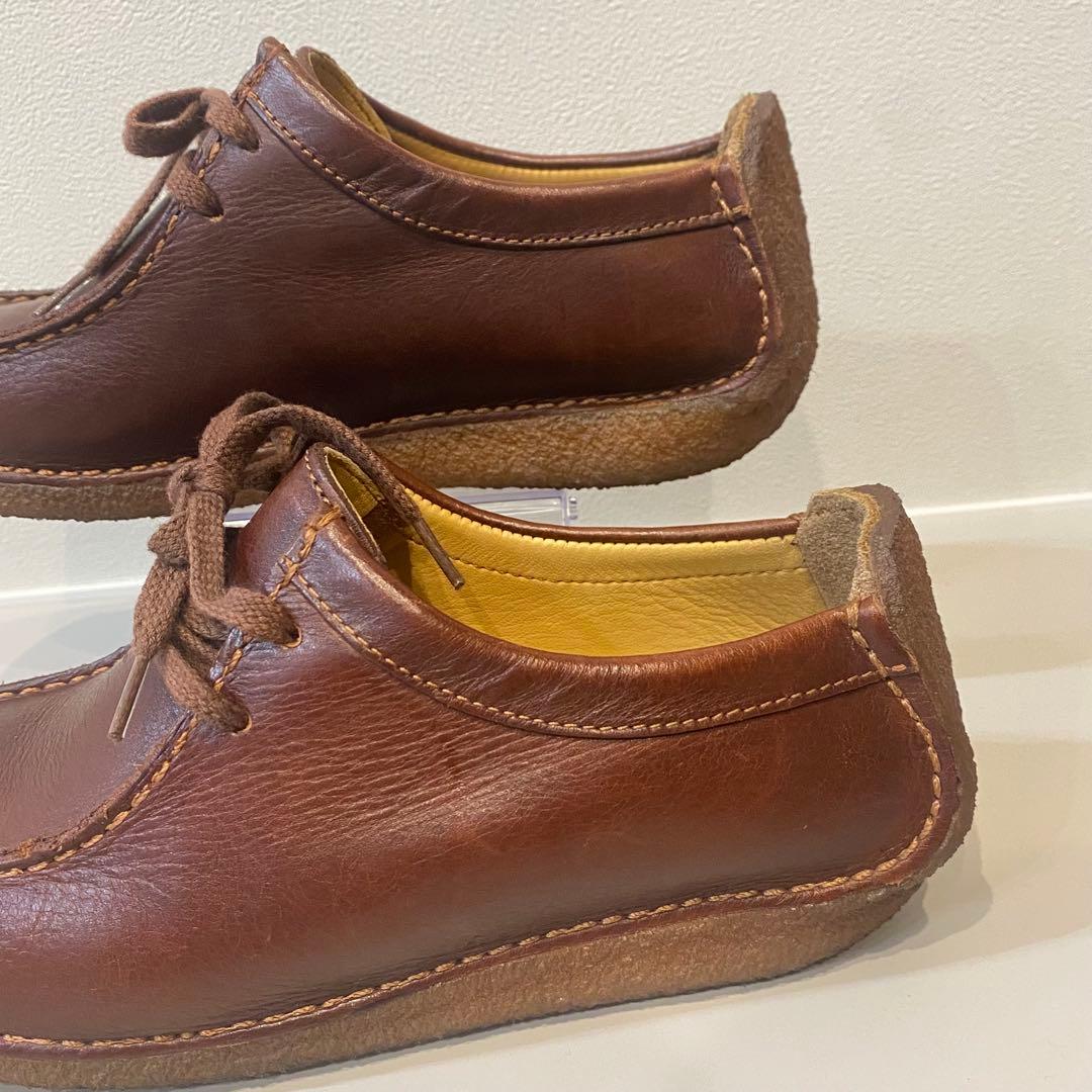 美品 Clarks Wallabee クラークス ワラビー ナタリー 本革 24