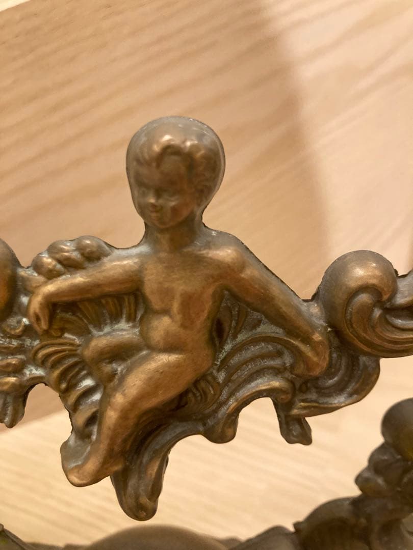 真鍮スタンド 　アンティーク 金属製 フレーム