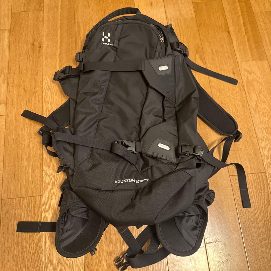 Haglofs マウンテンサーフ30 ブラックバックパック