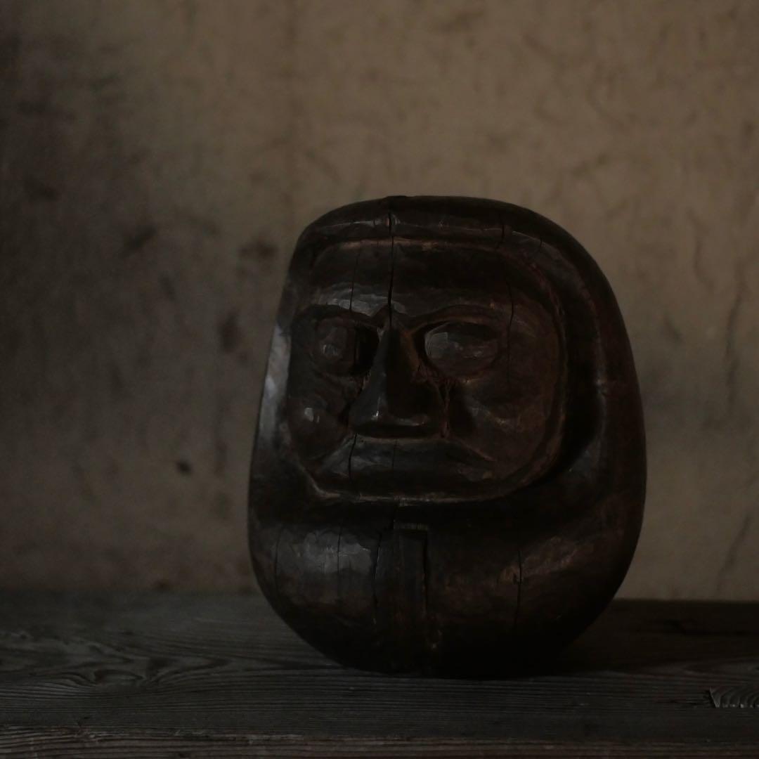 だるま　木型　達磨　大正　民藝　骨董　古美術　　古道具　アンティーク　昭和レトロ