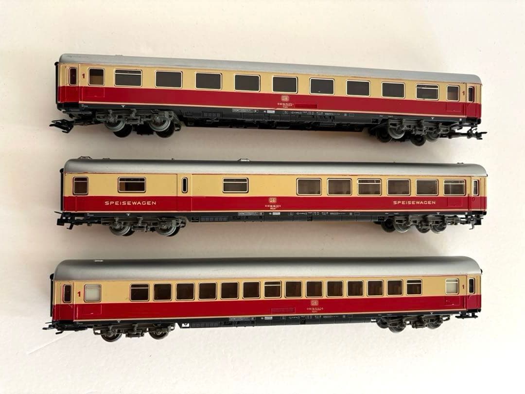 Märklin　メルクリン　HO　1974年製　TEE 客車　3両セット