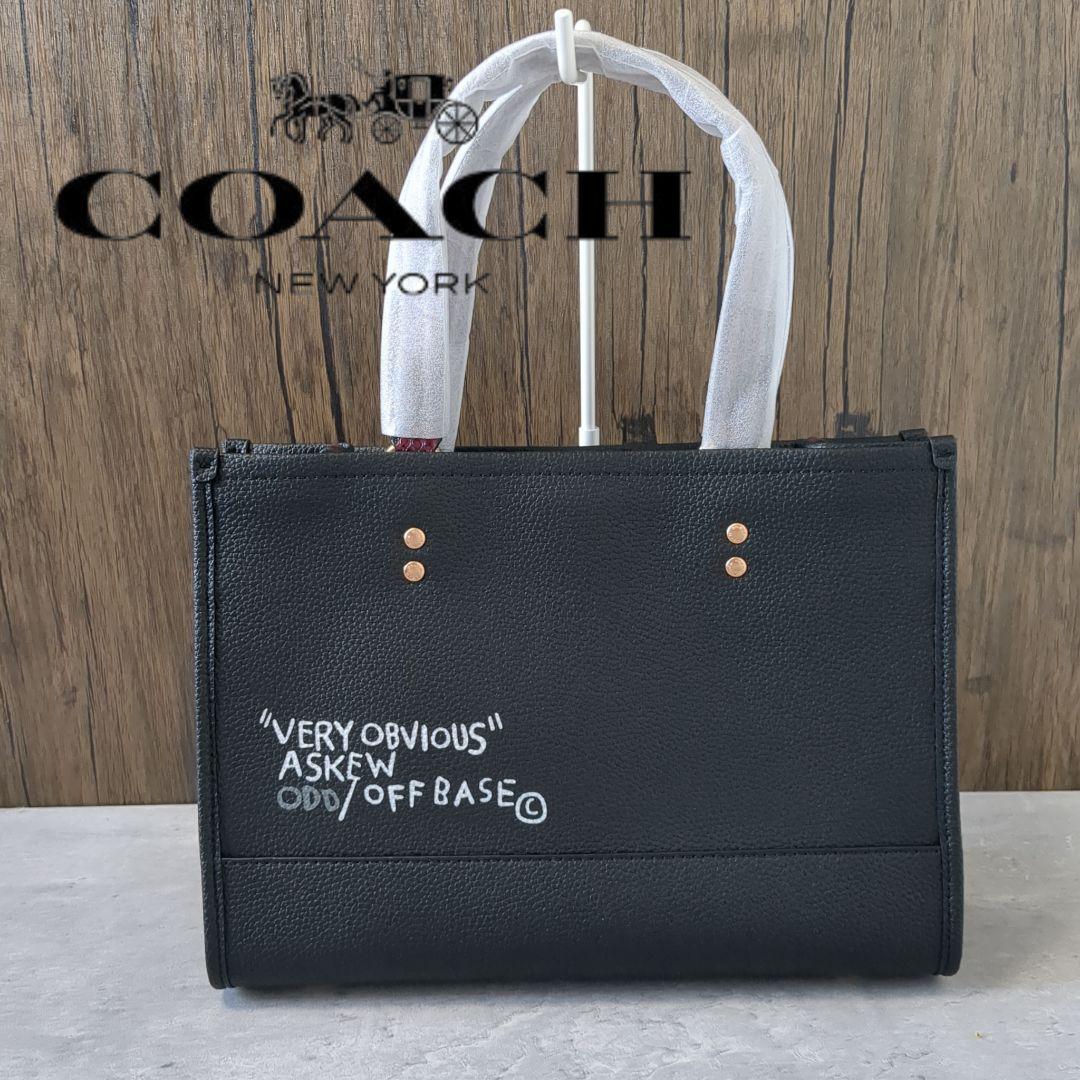 【新品】COACH トートバッグ ブラック バスキア　C5661