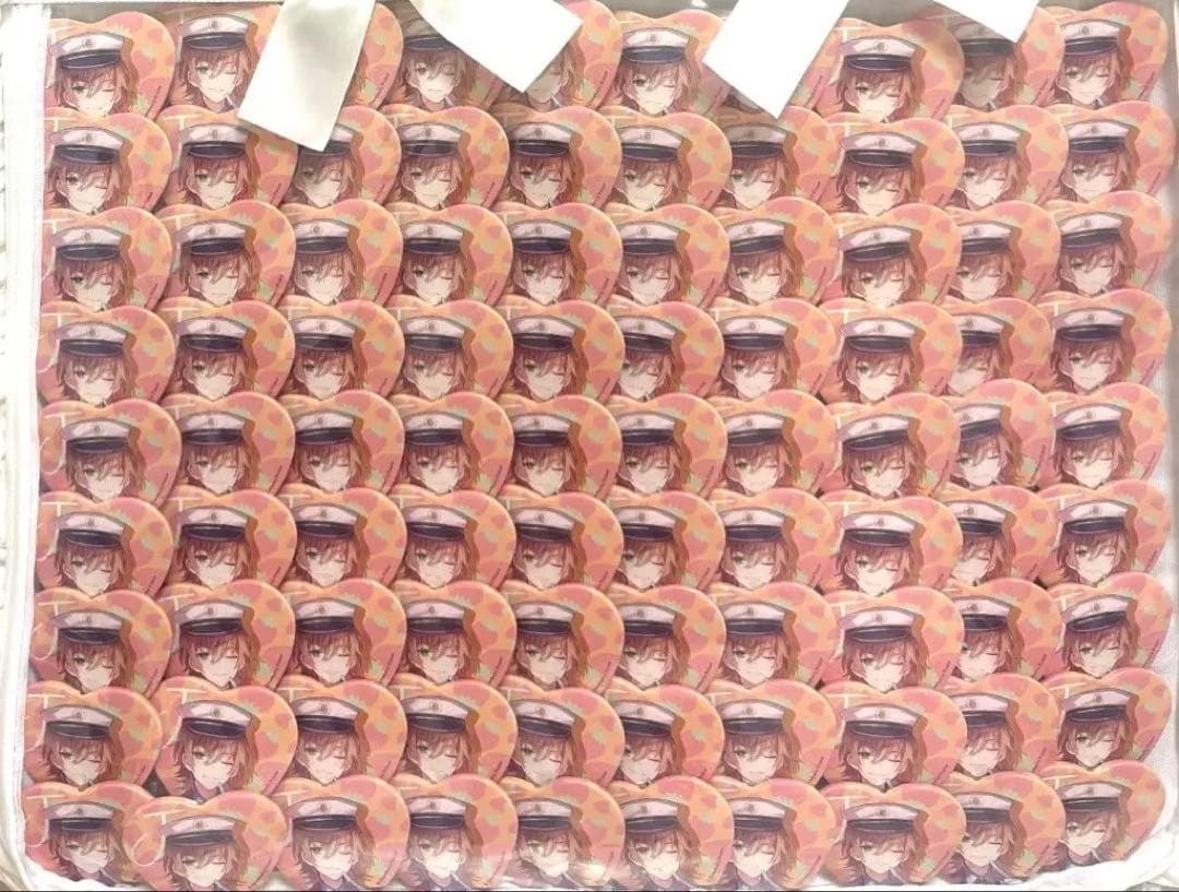 すとぷり ジェル いちごまりん 等身 缶バッジ 90個セット