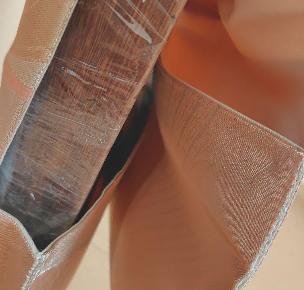 お琴カバー【桃】着物帯 ゆたん油単ハンドメイド 和楽器 正絹 袋帯 山田流生田流