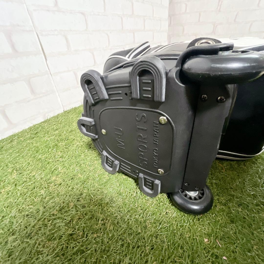 訳あり未使用品！MU SPORTS ミエコ ウエサコ キャディバッグ キャリー付