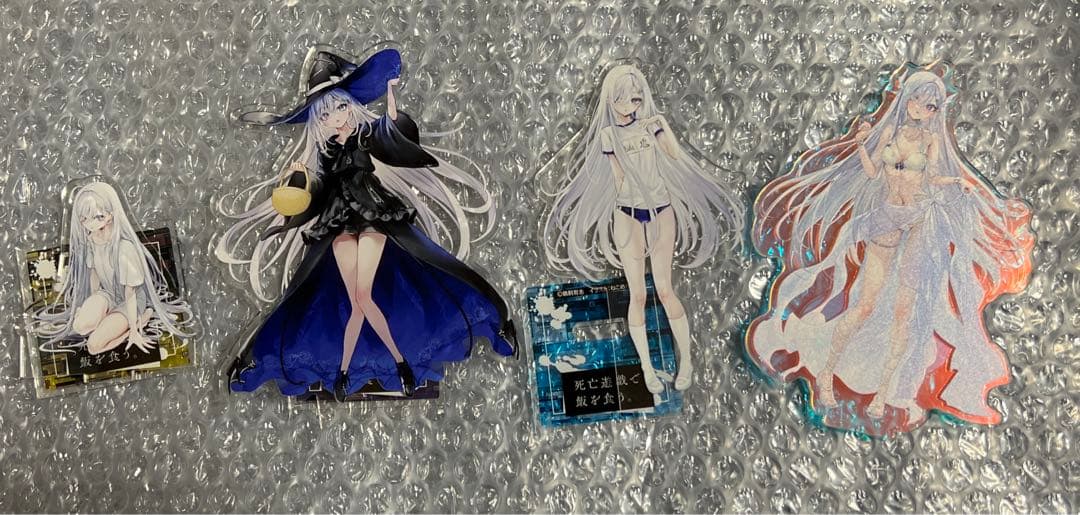 死亡遊戯で飯を食う。　アクリルスタンド　くじ引き堂　トロピカル　4点まとめ売り