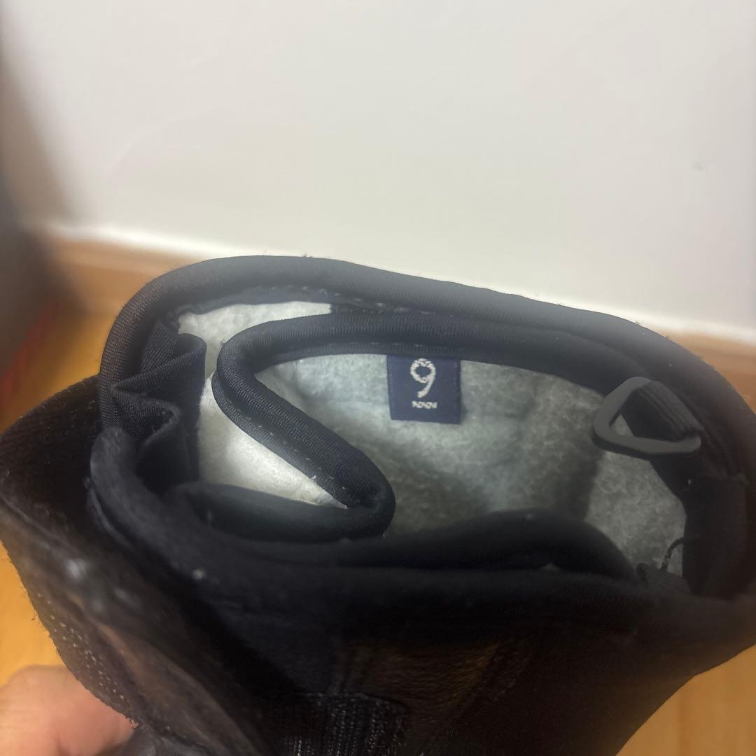 Hestra レザー ミトングローブ 黒