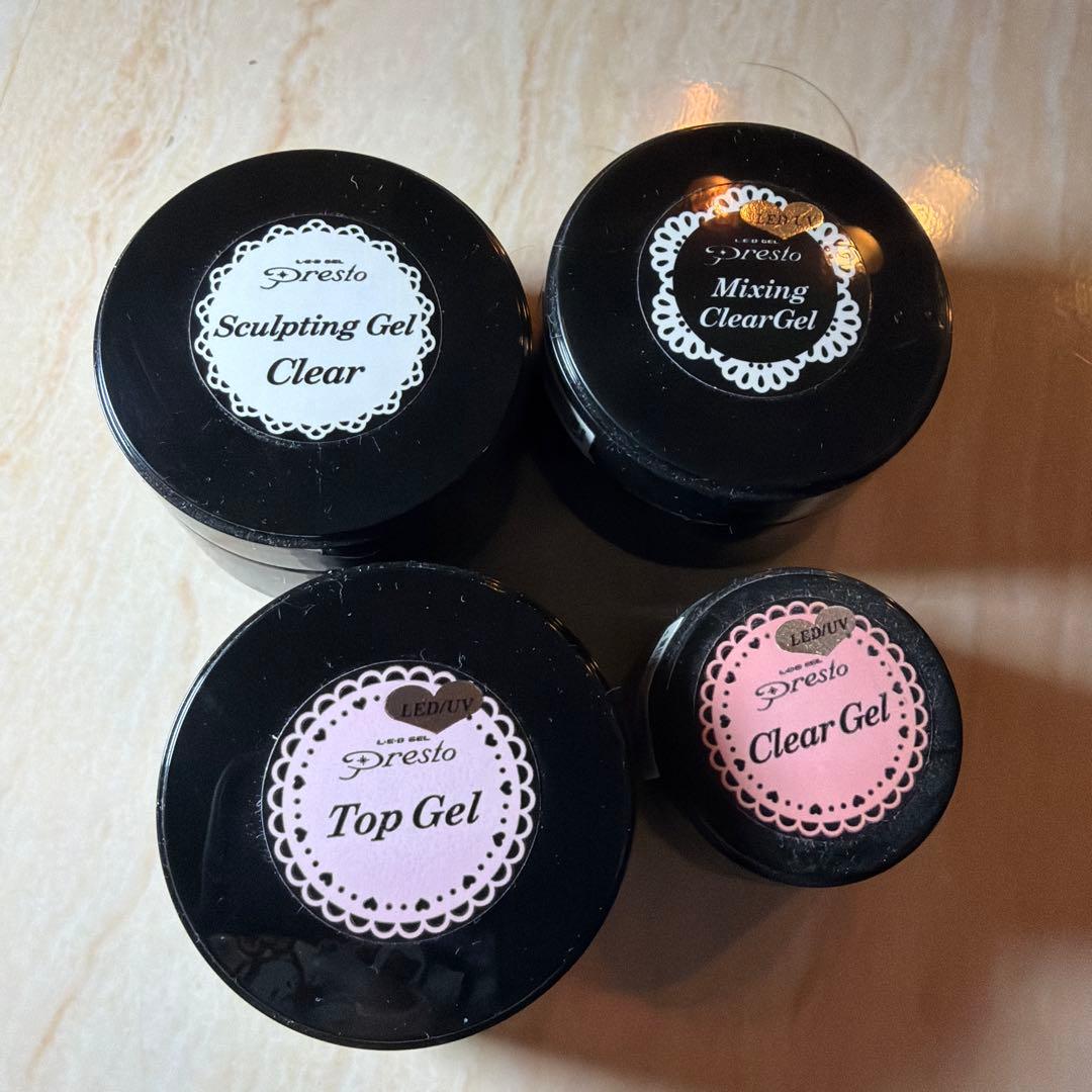 新品未使用 プレストPresto クリアジェル まとめ売り 4点