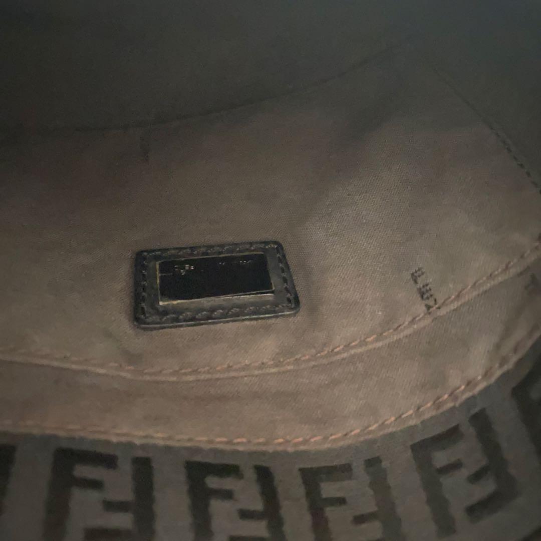 USED ★FENDI ズッカ柄 ショルダーバッグ ナイロンキャンバス