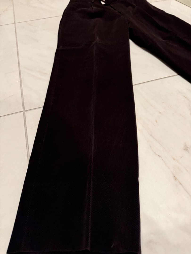 【超美品】クリーニング済み　コーデュロイスーツ　ブラウン