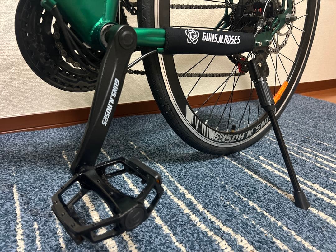 GUNS N' ROSES グリーン ロードバイク